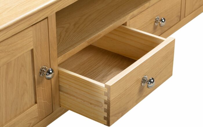 julian bowen Cotswold Widescreen TV Unit oak-17442