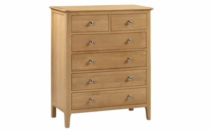julian bowen Cotswold 4+2 Drawer Chest pine-0