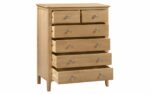 julian bowen Cotswold 4+2 Drawer Chest pine-17250