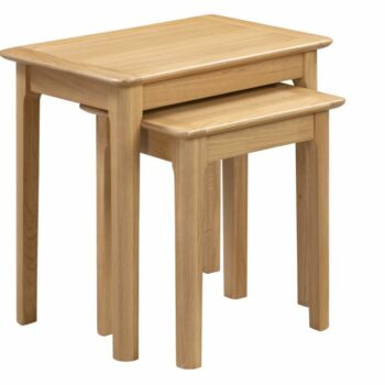 julian bowen Cotswold Nest of 2 Tables oak-0