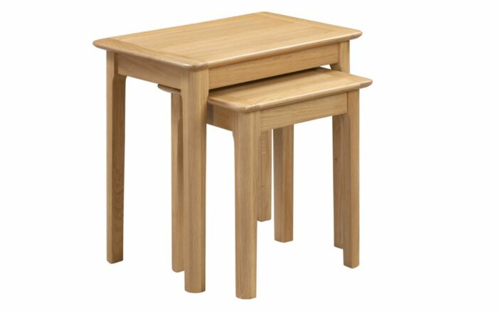 julian bowen Cotswold Nest of 2 Tables oak-0