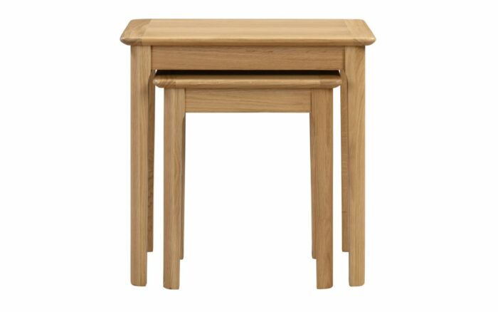 julian bowen Cotswold Nest of 2 Tables oak-17435