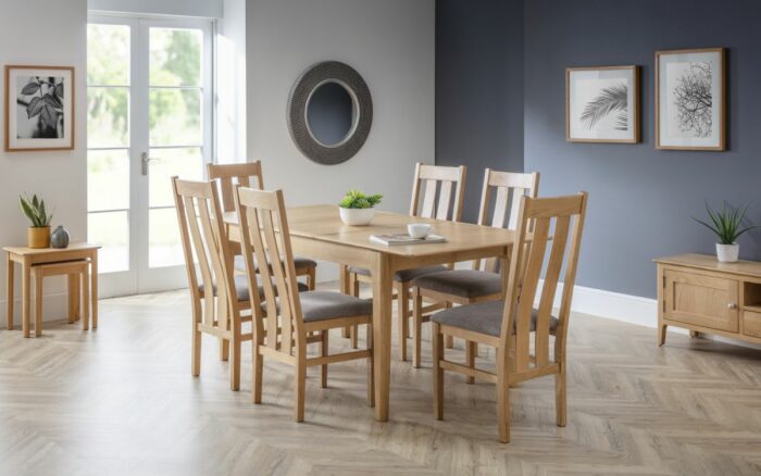 julian bowen Cotswold Extending Dining Table oak-17412