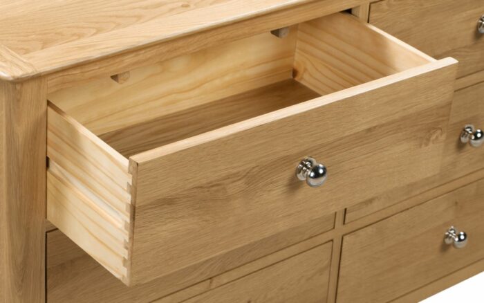 julian bowen Cotswold 6 Drawer Wide Chest pine-17267