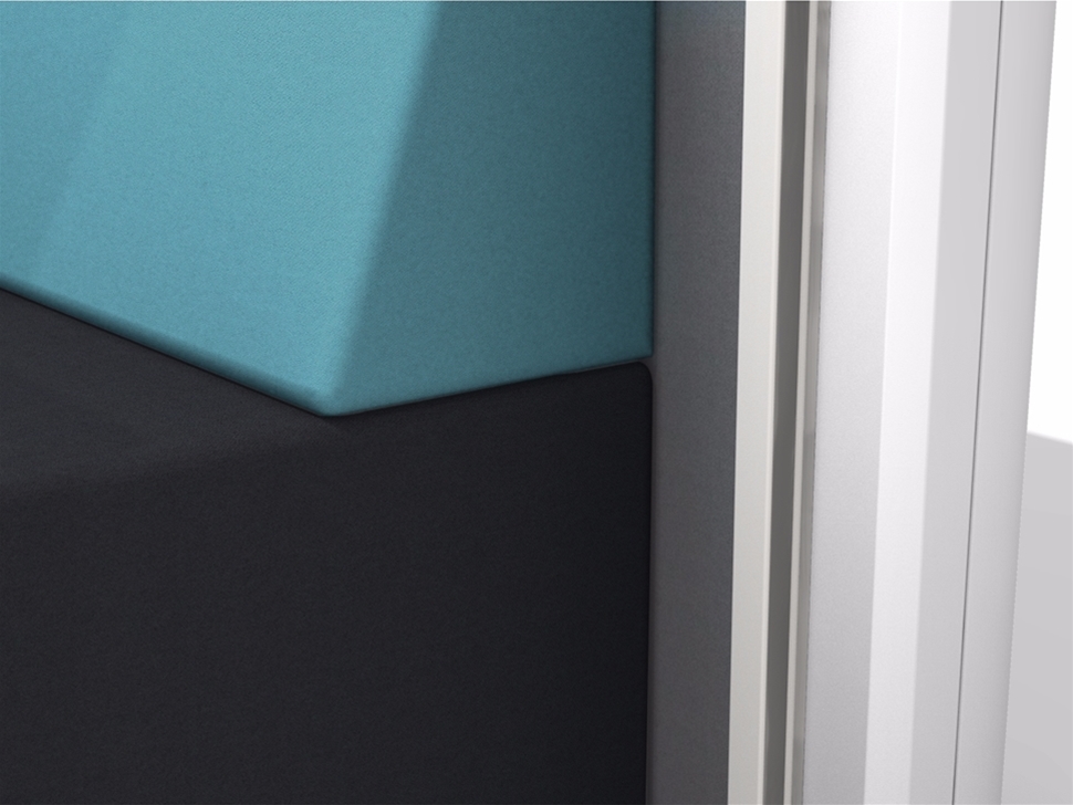 Frem Oasis Linear Team 6 person Private meeting Booth with Optional Extras-18328 Frem Oasis Linear Team 6 person Private meeting Booth with Optional Extras-18328