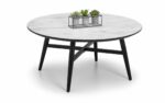 julian bowen Firenze Marble Effect Coffee Table white-0