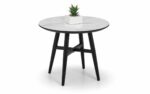 julian bowen Firenze Marble Effect Lamp Table white-0