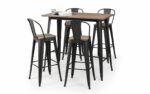 julian bowen Grafton Bar Table mocha elm-17460