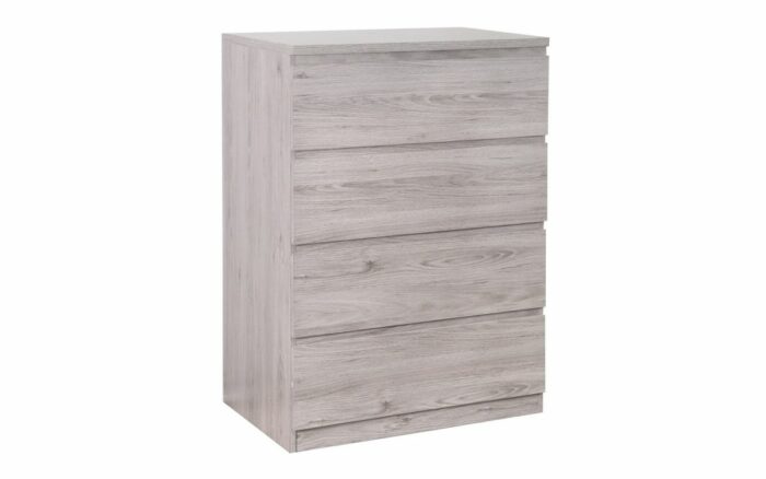 julian bowen Jupiter 4 Drawer Chest - Grey Oak-0