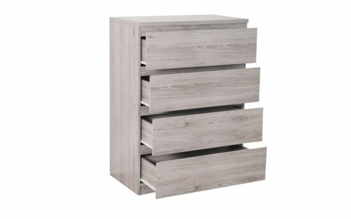 julian bowen Jupiter 4 Drawer Chest - Grey Oak-17313