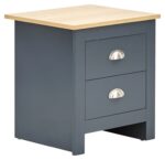 GFW Lancaster 4 Piece Bedroom Bundle Mega Deal Wardrobe, Drawers & 2 bedsides in Slate Blue-18222