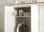 GFW Lancaster 4 Piece Bedroom Bundle Mega Deal Wardrobe, Drawers & 2 bedsides in Ivory Cream-18243