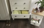 GFW Lancaster 4 Piece Bedroom Bundle Mega Deal Wardrobe, Drawers & 2 bedsides in Ivory Cream-18238