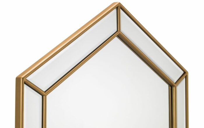 julian bowen Melody Hexagonal Mirror gold -17670