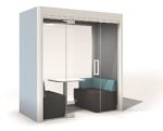 Frem Oasis Linear Duo 2 person Private meeting Booth with Optional Extras-18297
