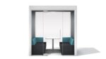 Frem Oasis Linear Team 6 person Private meeting Booth with Optional Extras-18323