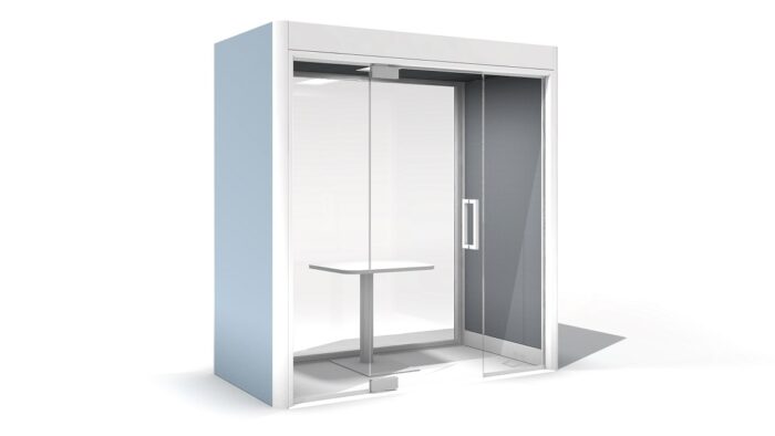 Frem Oasis Linear Team 6 person Private meeting Booth with Optional Extras-18332
