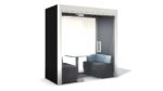 Frem Oasis Linear Team 6 person Private meeting Booth with Optional Extras-18326