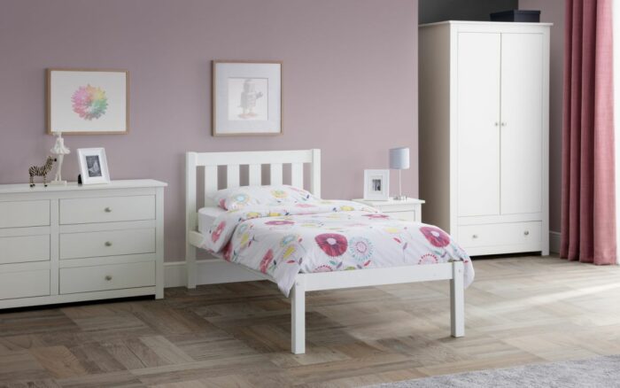 julian bowen Radley 4 Drawer Chest - White-17347