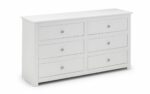 julian bowen Radley 6 Drawer Chest - White-0