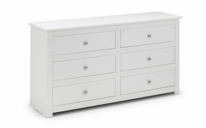 julian bowen Radley 6 Drawer Chest - White-0