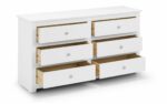 julian bowen Radley 6 Drawer Chest - White-17349