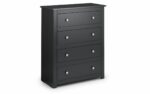 julian bowen Radley 4 Drawer Chest - Anthracite-0