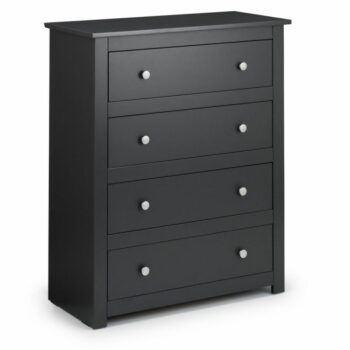 julian bowen Radley 4 Drawer Chest - Anthracite-0