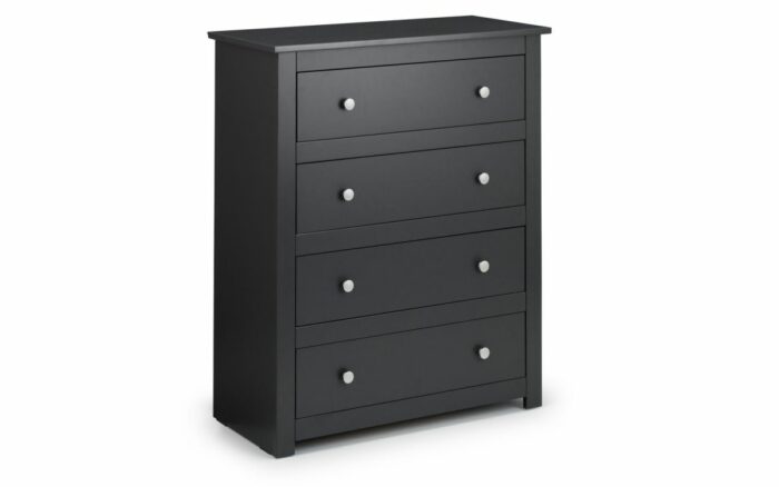 julian bowen Radley 4 Drawer Chest - Anthracite-0