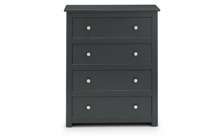 julian bowen Radley 4 Drawer Chest - Anthracite-17369