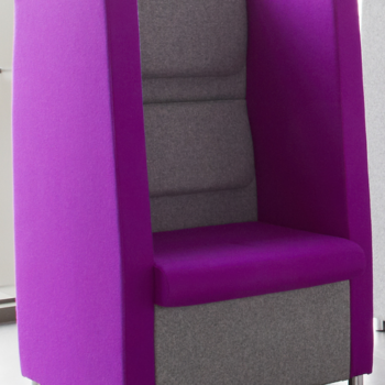 mdk retreat 1 person booth seat -0