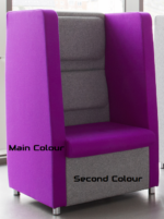 mdk retreat 1 person booth seat -17319