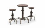 julian bowen Rockport Pipework Barstool rustic elm-17588