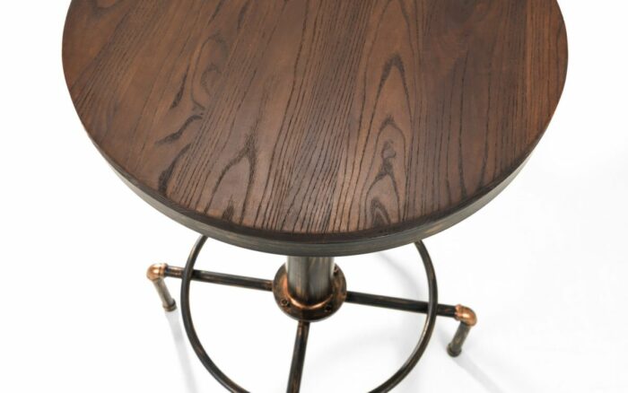 julian bowen Rockport Pipework Barstool rustic elm-17590