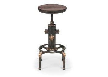 julian bowen Rockport Pipework Barstool rustic elm-0