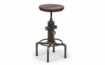 julian bowen Rockport Pipework Barstool rustic elm-17589