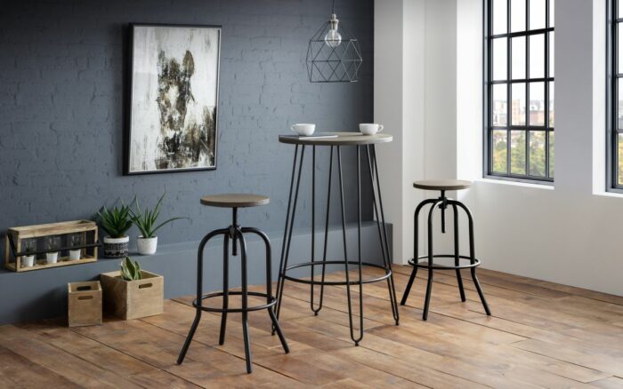 julian bowen Spitfire Industrial Stool mocha elm-17454