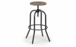 julian bowen Spitfire Industrial Stool mocha elm-0