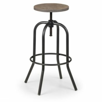 julian bowen Spitfire Industrial Stool mocha elm-0