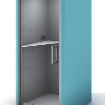 Frem Oasis Linear Single Telephone Booth with Optional Extras-0