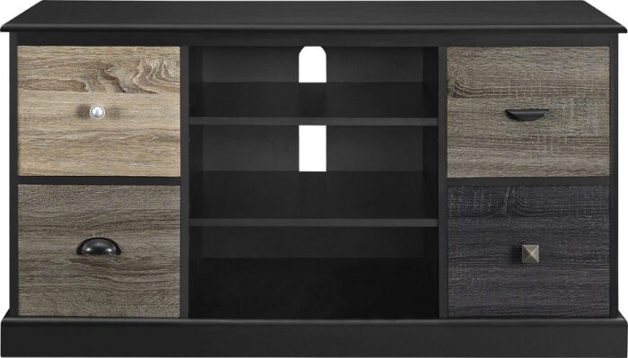 Dorel Mercer TV Console with Multicolored Door for TVs up to 50” -16870