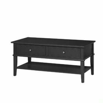 Dorel Franklin Coffee Table Black Grey or White Painted Wood-0