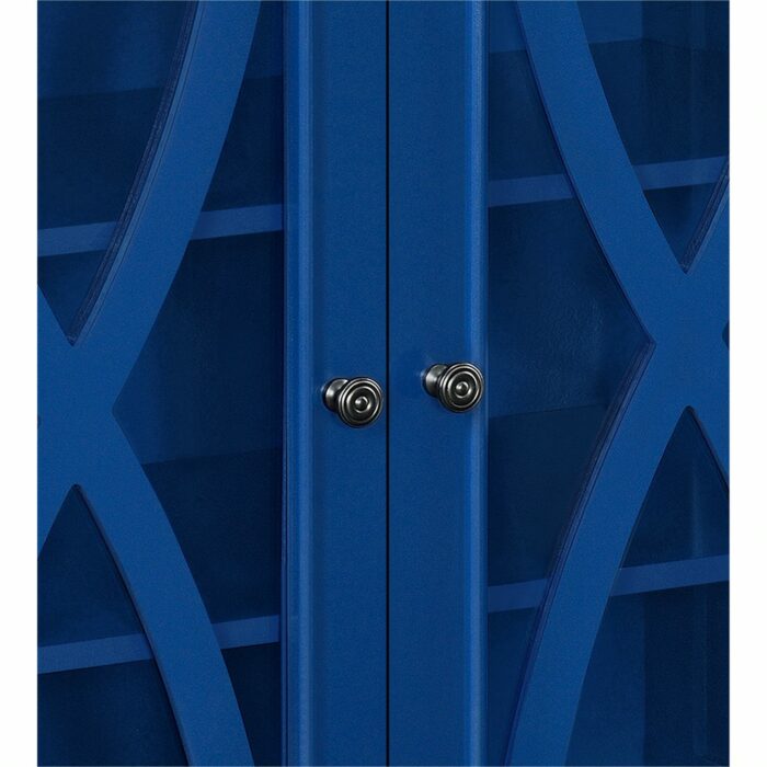 Dorel Ellington 2 Door Storage Cupboard Black Grey or Ivory Wood-17008