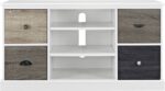 Dorel Mercer TV Console with Multicolored Door for TVs up to 50” -16868