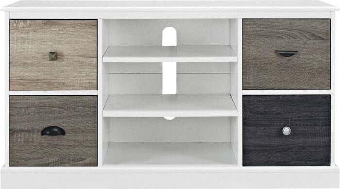 Dorel Mercer TV Console with Multicolored Door for TVs up to 50” -16868