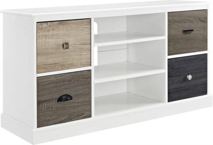 Dorel Mercer TV Console with Multicolored Door for TVs up to 50” -16867