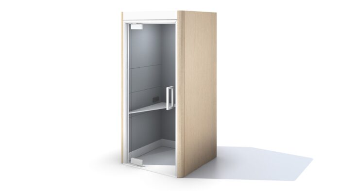 Frem Oasis Linear Duo Telephone Booth with Optional Extras-18371