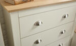 GFW Lancaster 3 Piece Bedroom Bundle Mega Deal Wardrobe, Drawers & 1 bedside in Cream-18576