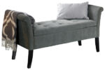GFW Balmoral Storage Window Seat in Grey Chenille-0