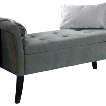 GFW Balmoral Storage Window Seat in Grey Chenille-0